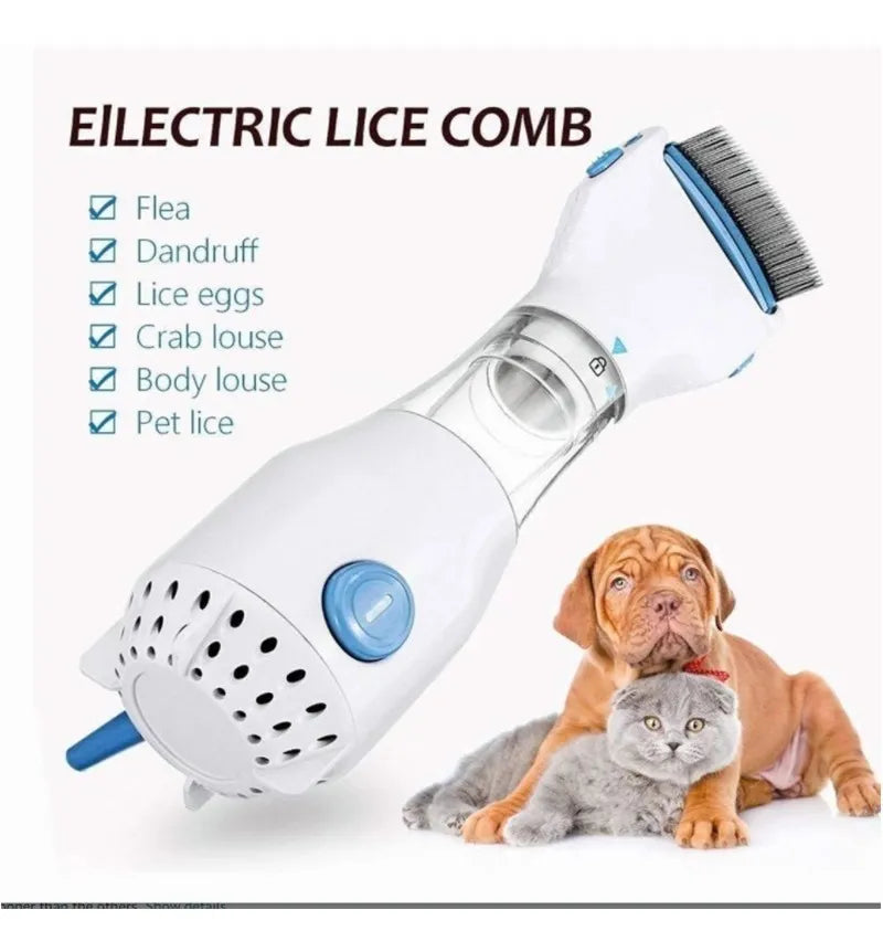 Peine Eléctrico Aspiradora Para Piojos